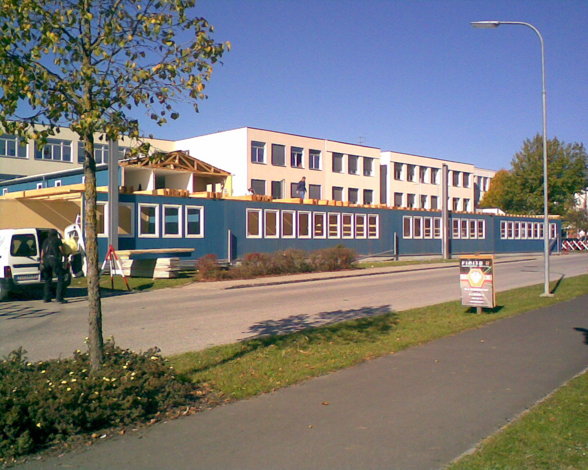 the old school building - 