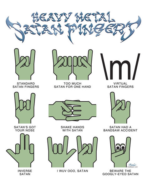 metal fingers - 