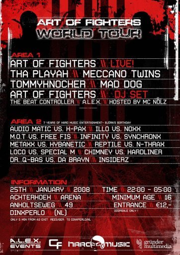  Art Of Fighters World Tour 25.1.08 - 