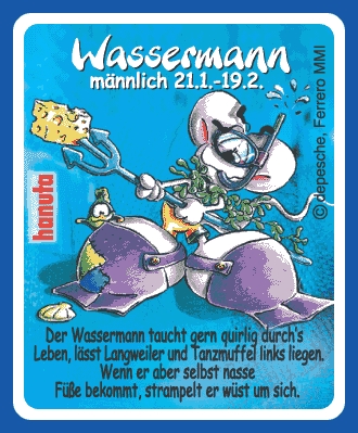 Sternzeichen Wassermann - 