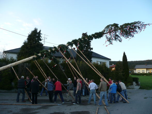 maibaum aufstellen 08 ff amesschlag  - 