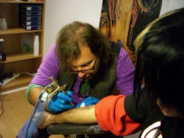 Klaus S. zu Gast im Bwts tattoo Sudio - 