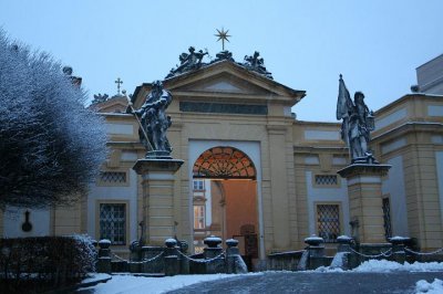 Erster Schnee in Melk - 