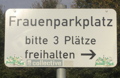 Frauenparkplätze...^^ 192292