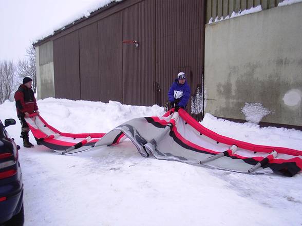 Snow-Kiting @ my place, 06.01.06 - 