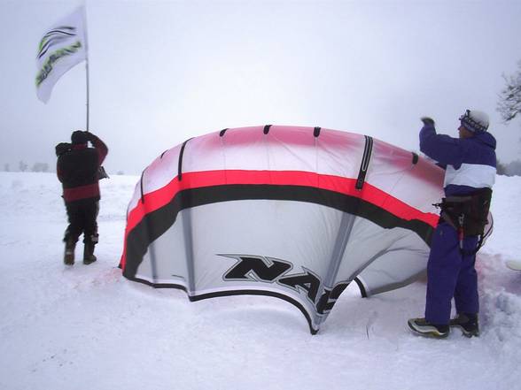 Snow-Kiting @ my place, 06.01.06 - 