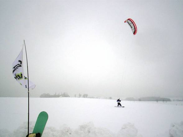 Snow-Kiting @ my place, 06.01.06 - 