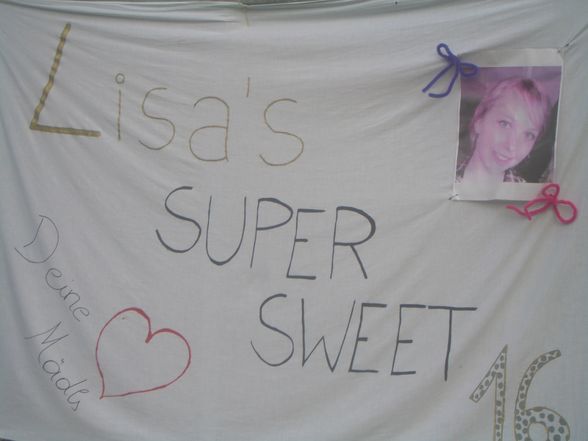 My super sweet 16 - 