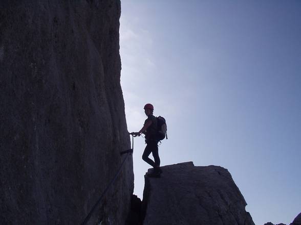 Dachsteinsüdwand-Klettersteig, - 