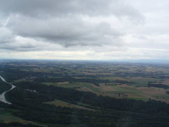 Hubschrauberflug Wels-Traunkirchen-Wels - 