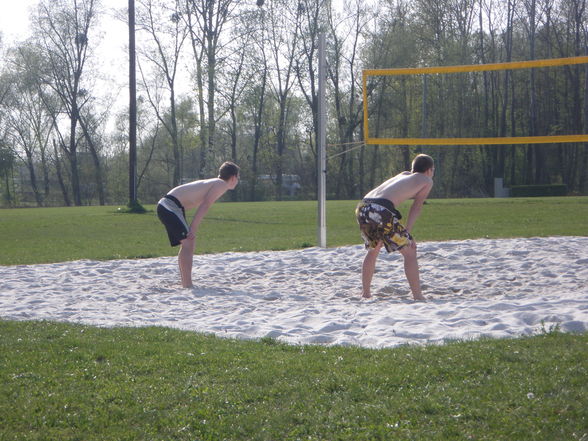 Beach in Au und auf der Freizeitwiese - 