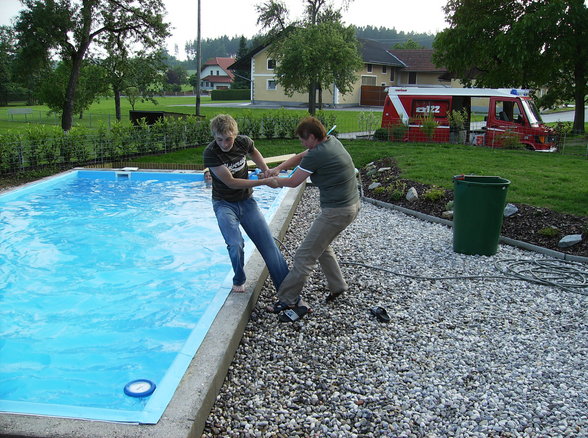 Poolparty nach Wendling - 