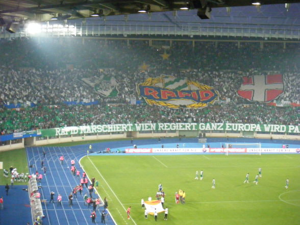 Rapid Wien gegen HSV ; i wor dabei  - 