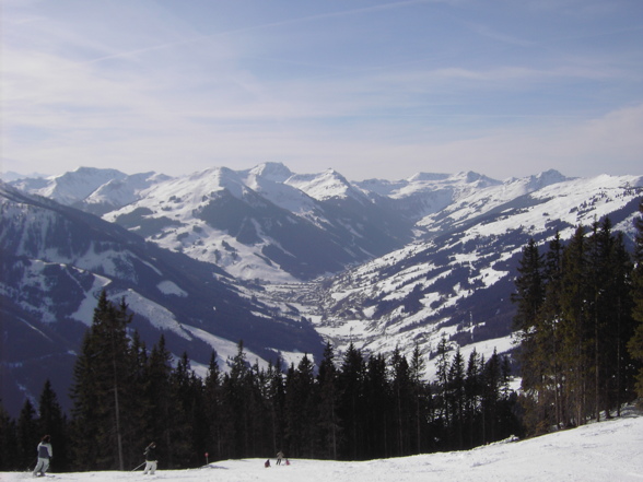 Skifahren Saalbach 2008 - 