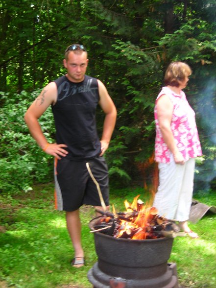 Grillen am Teich! - 