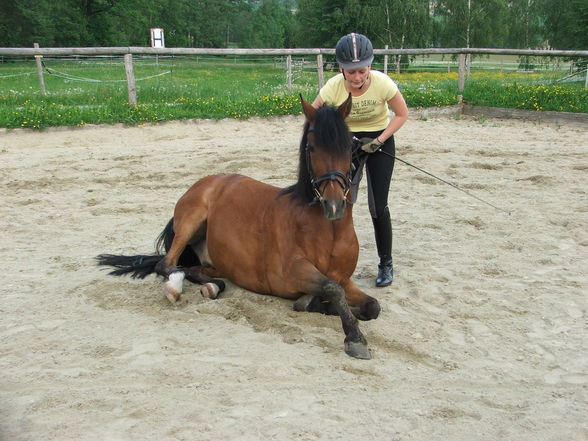 mei weiwi und i beim Training - 