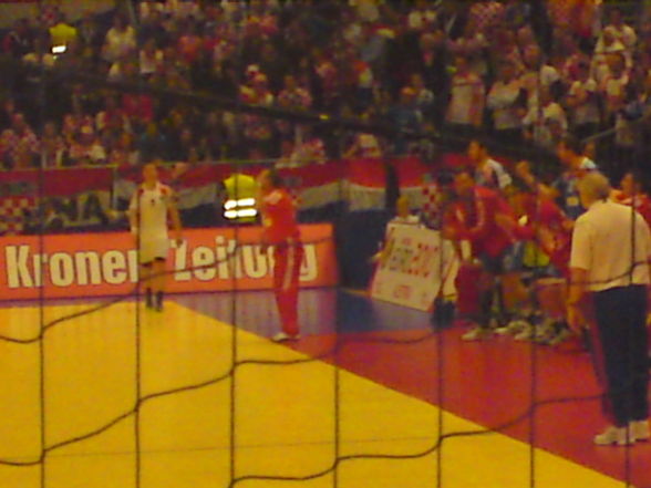 EM-Handballspiel Hrvatska gegen Russland - 