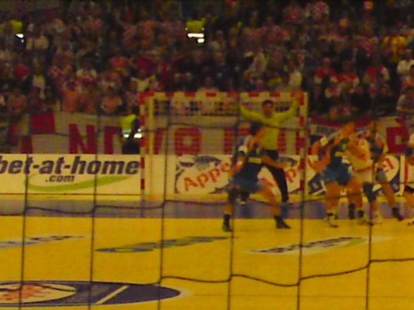 EM-Handballspiel Hrvatska gegen Russland - 