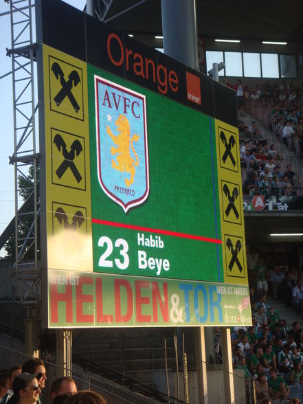 Rapid - Aston Villa 1:0 - 