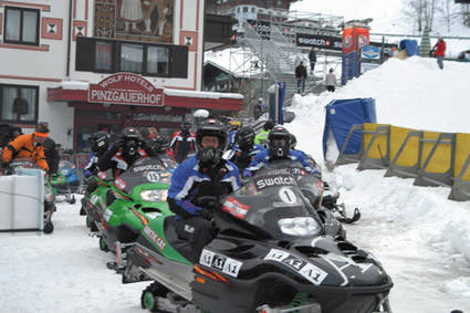 snowmobile saalbach - 