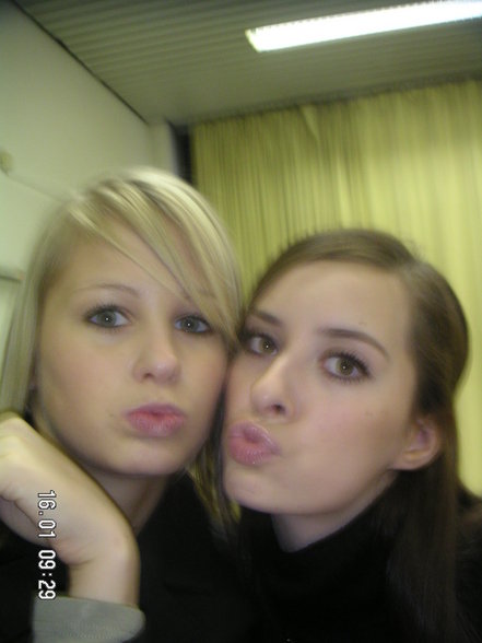 Steffi and me..at school - 