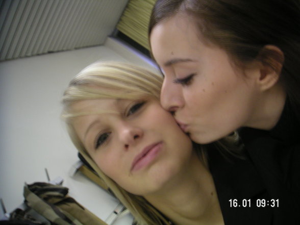 Steffi and me..at school - 