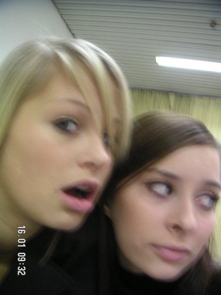 Steffi and me..at school - 