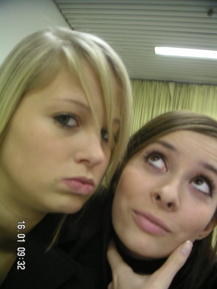 Steffi and me..at school - 