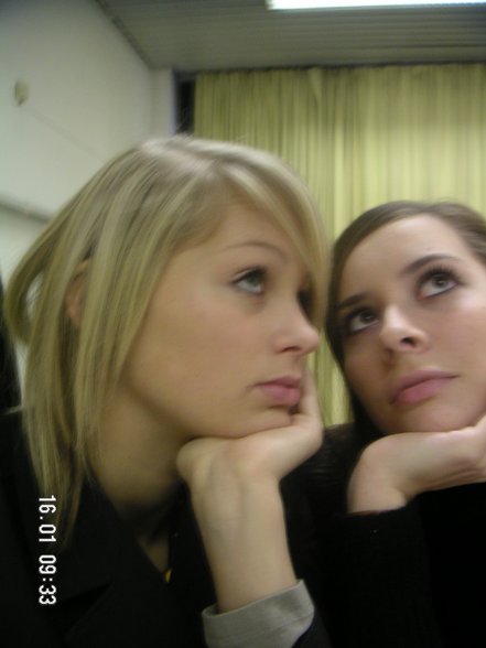 Steffi and me..at school - 