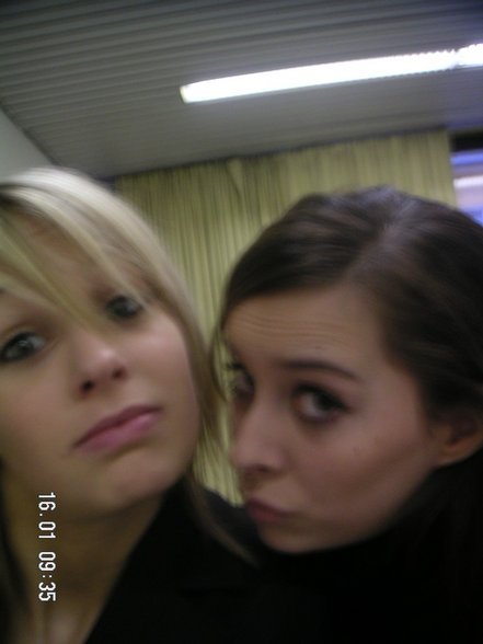 Steffi and me..at school - 