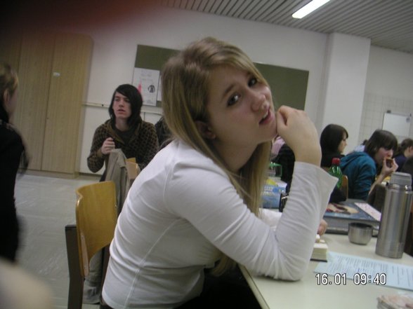 Steffi and me..at school - 