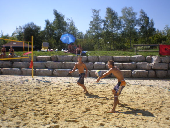 Beachvolleyballtunier in schleißhe - 