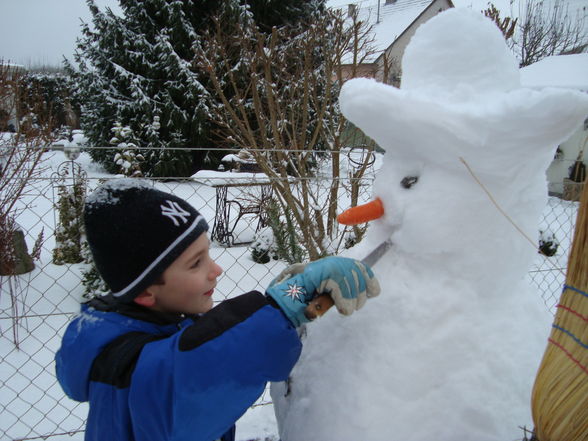 Schneemann bauen!  - 