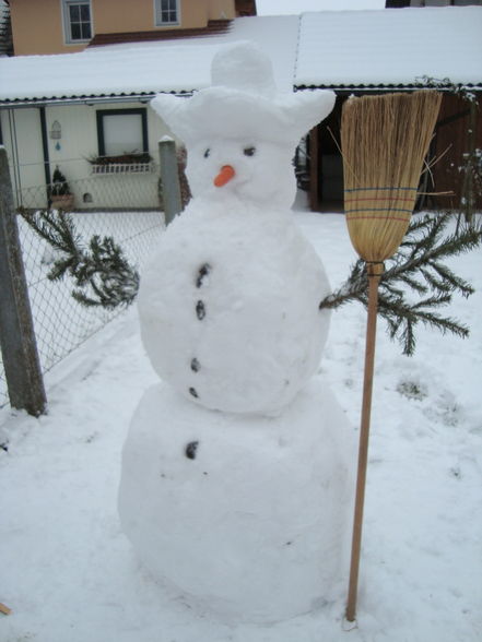 Schneemann bauen!  - 