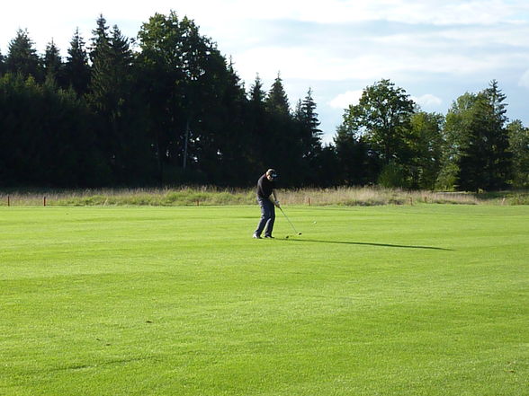 beim golfen  - 