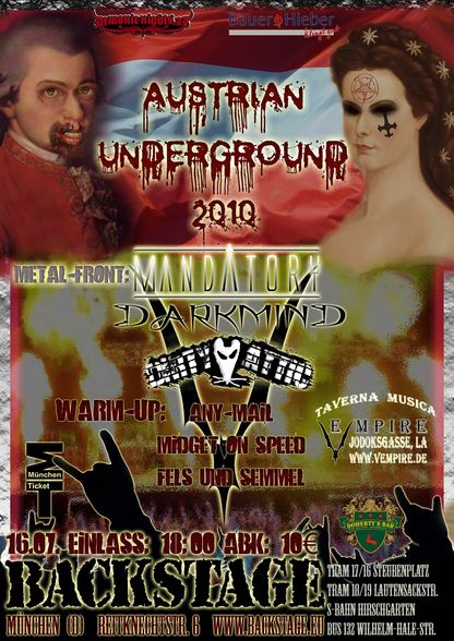 AUSTRIAN UNDERGROUND 2010 - 