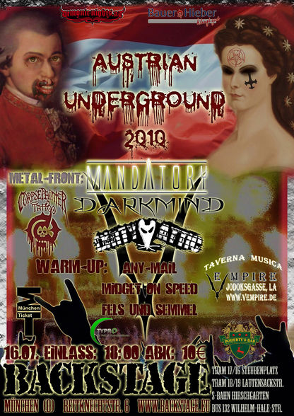 AUSTRIAN UNDERGROUND 2010 - 