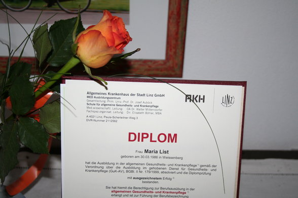 Diplomverleihung 6.September 2007 - 