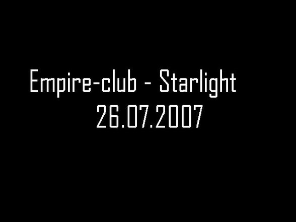 Empire-club 07/08 - 