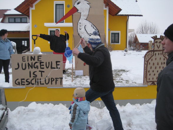 Storchaufstellen bei Mittermair Freddy  - 