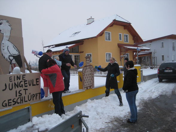 Storchaufstellen bei Mittermair Freddy  - 