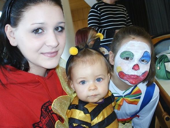 Meine Babys beim Kinderfasching - 