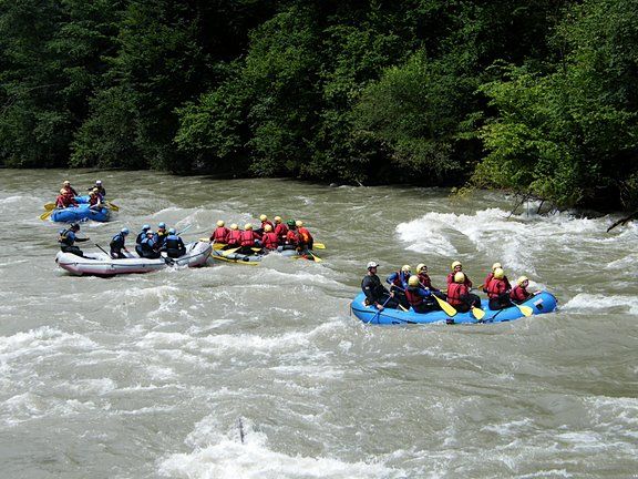 Rafting auf der Salzach ... - 