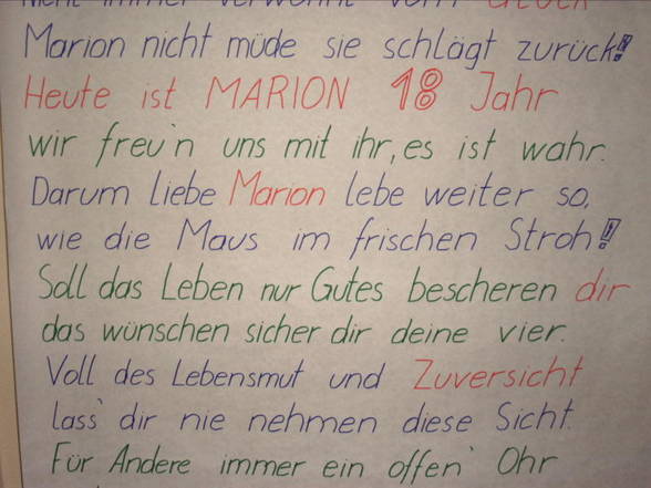 14.7.2006 - Mein 18. Geburtstag - 