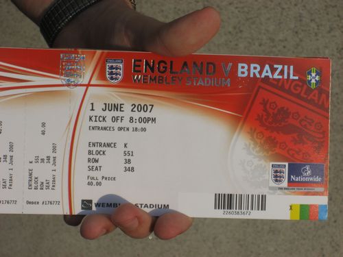 England - Brasilien im Wembley Stadion! - 