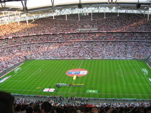 England - Brasilien im Wembley Stadion! - 