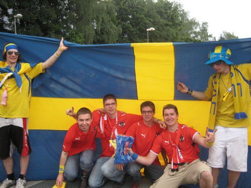 EM 2008 GRE - SWE live @Salzburg - 