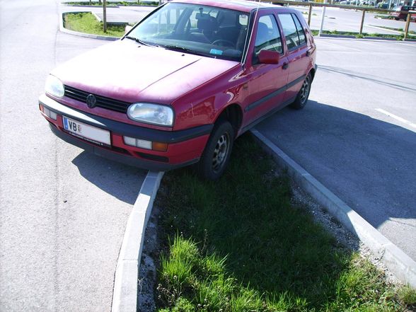 Mein Papa mit meinen alten Golf 3 - 