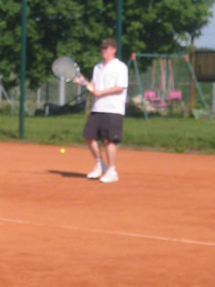 Beim Tennis - 