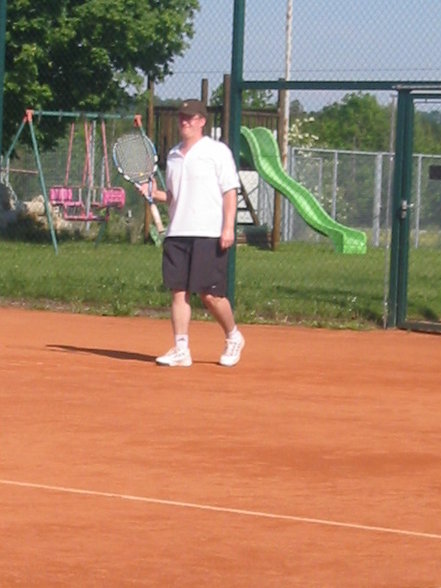 Beim Tennis - 